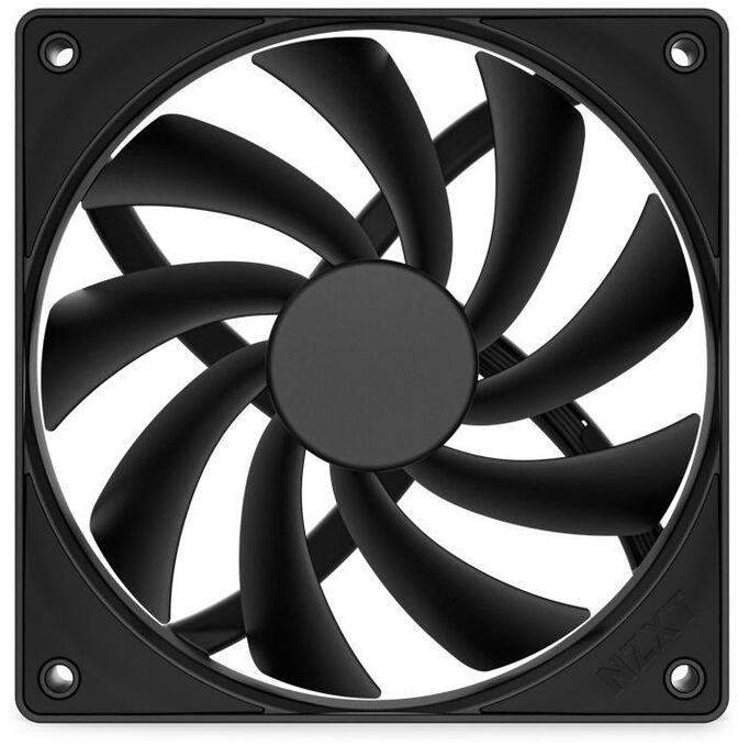 Ventilador NZXT F120Q QUIET AIRFLOW V2 120mm - Single Pack Negras image number 1