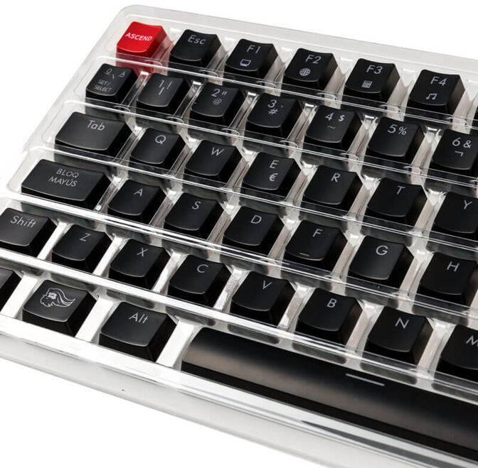 Juego de 105 Teclas Glorious ABS Negro (ES) image number 1