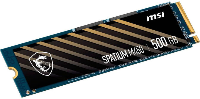 SSD MSI SPATIUM M450 500GB Gen4 M.2 NVMe (3600/2300MB/s) image number 2