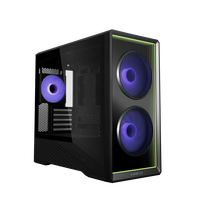 Caja Micro-ATX Lian Li Vector V150 Mini Infinity Negra Vidrio Templado