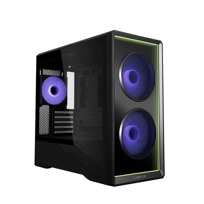Caja Micro-ATX Lian Li Vector V150 Mini Infinity Negra Vidrio Templado image number 0