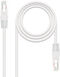 Cable de Red NanoCable RJ45 UTP CAT.5E AWG24 2 M Blanco