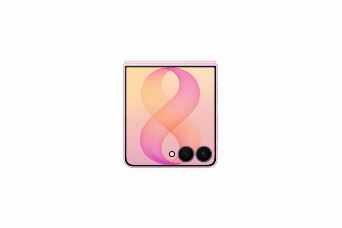 Smartphone Samsung Galaxy Z Flip 8 5G 6.9" (12 /256GB) 120Hz Rosa image number 3