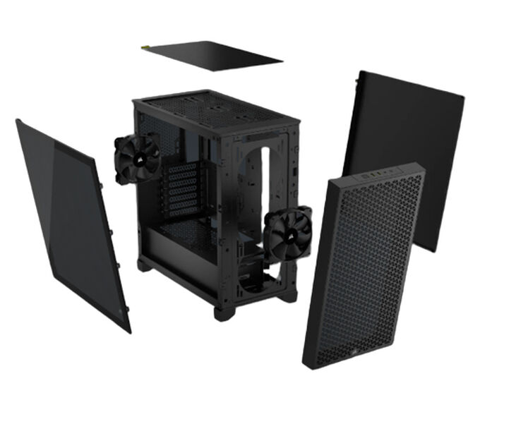 Torre ATX Corsair 3000D Airflow Negro Cristal Templado image number 5