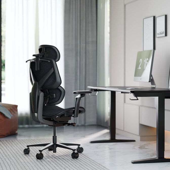 Silla Gaming Ergonomica ThunderX3 FLEX Pro, Apoio lombar 360 graus - Loft Dark Grey image number 10