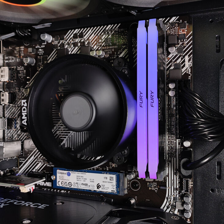Ordenador AURA Gamer-PC Ryzen 5 5600 32GB DDR4 1TB RTX 5060 Ti 16GB WiFi W11 image number 6