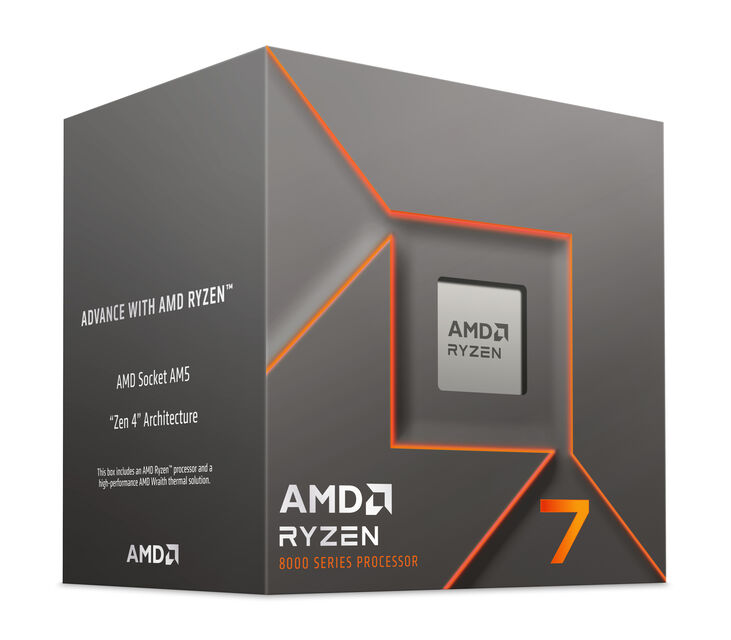 Procesador AMD Ryzen 7 8700F 8-Core (4.1GHz-5.0GHz) 24MB AM5 image number 2