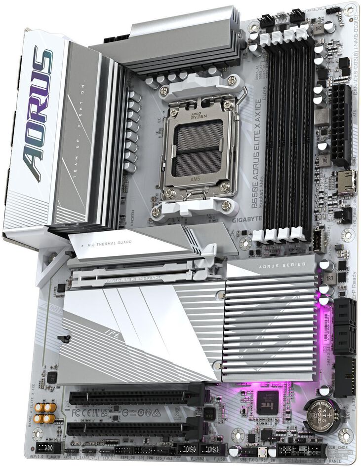 Placa Base Gigabyte B650E Aorus Elite X AX ICE image number 3