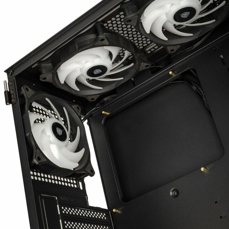 Caja ATX Kolink Observatory HF Glass ARGB Negro image number 7
