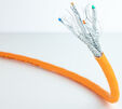 Bobina de Red NanoCable RJ45 LSZH CAT.7 600MHZ SFTP AWG26 100 M Naranja image number null