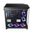 Caixa E-ATX NZXT H9 Flow RGB Negra (2025) Cristal Templado image number null
