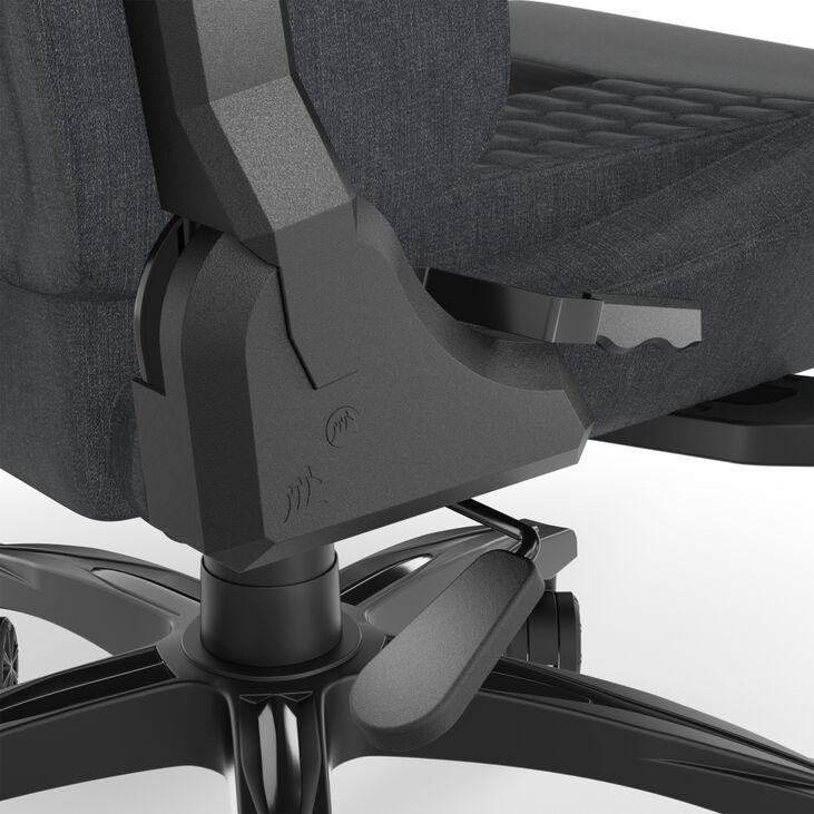 Silla Gaming Corsair TC100 RELAXED - Fabric Gris/Negro image number 6