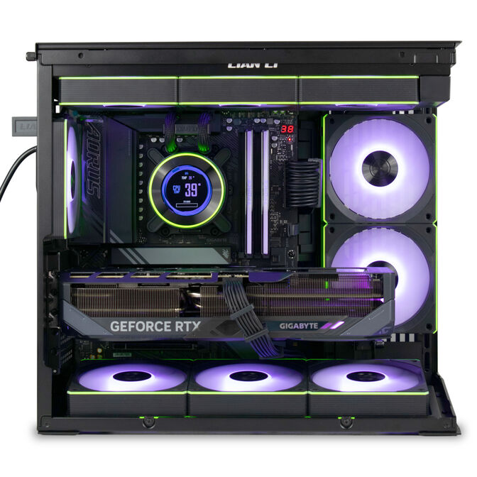 Ordenador King Mod Gamer-PC Lian Li Ryzen 7 9850X3D 32GB DDR5 2TB RTX 5080 WiFi W11 - Black Edition image number 1