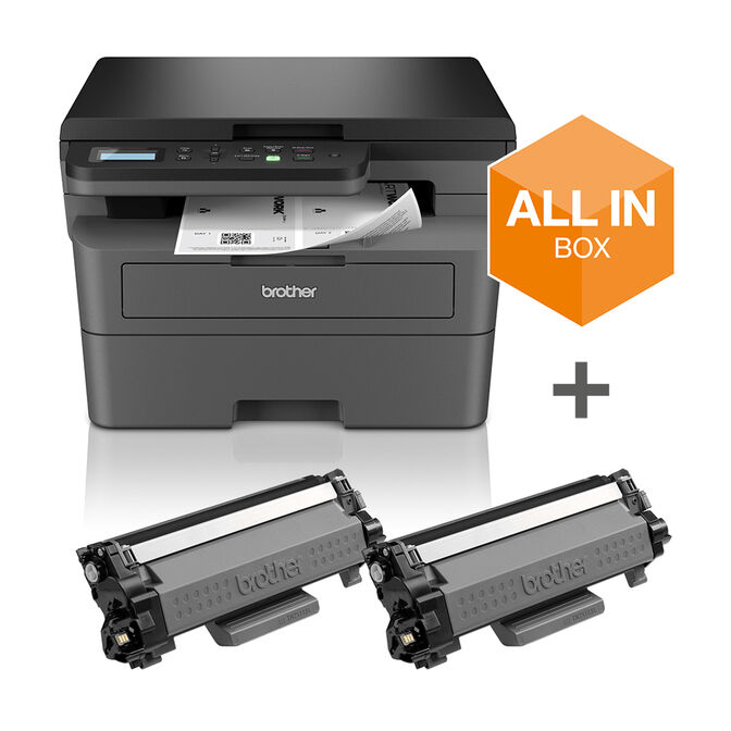 Impresora Multifunci&oacute;n L&aacute;ser Brother DCP-L2627DWXL WiFi image number 0