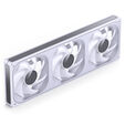 Ventilador Jonsbo ZB-360 RGB de Marco &Uacute;nico Blancos &ndash; Triple Ventilador 120mm (360mm) image number null