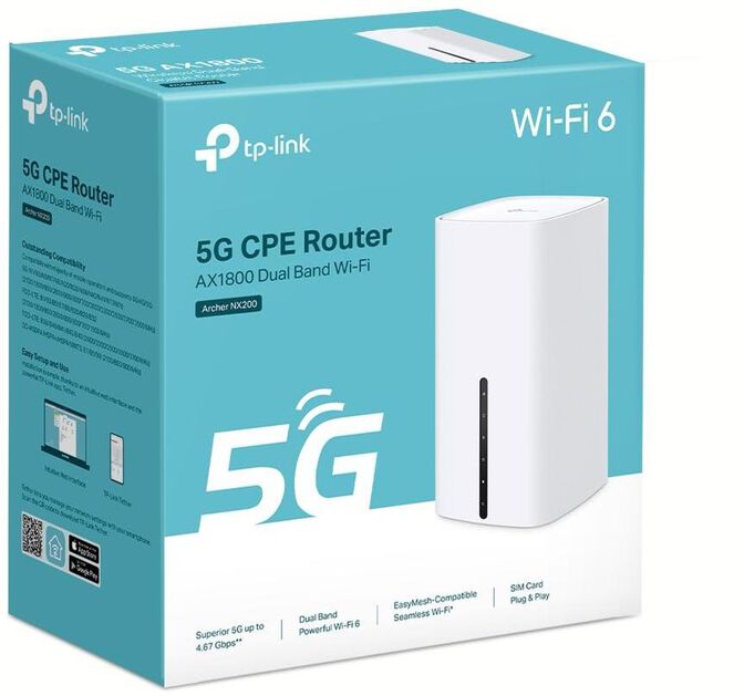 Router TP-Link Archer NX200 5G AX1800 Wireless Dual Band Gigabit Router image number 3