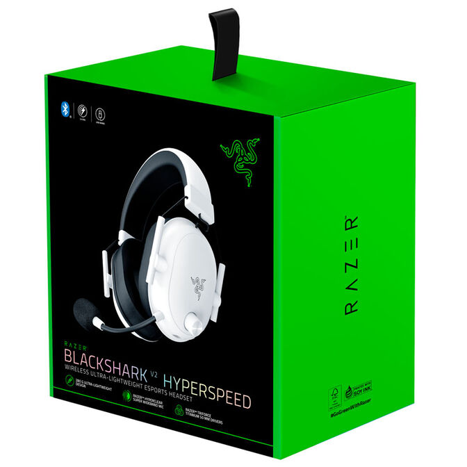 Auriculares Razer BlackShark V2 HyperSpeed Wireless/Bluetooth Blanco image number 6