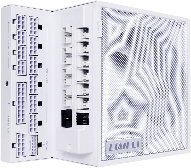 Fuente Modular Lian Li Edge 1200W 80+ Gold Blanca image number 5