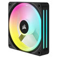 Ventilador Corsair iCUE Link QX120 RGB PWM Negro 120mm (Pack 3) image number null