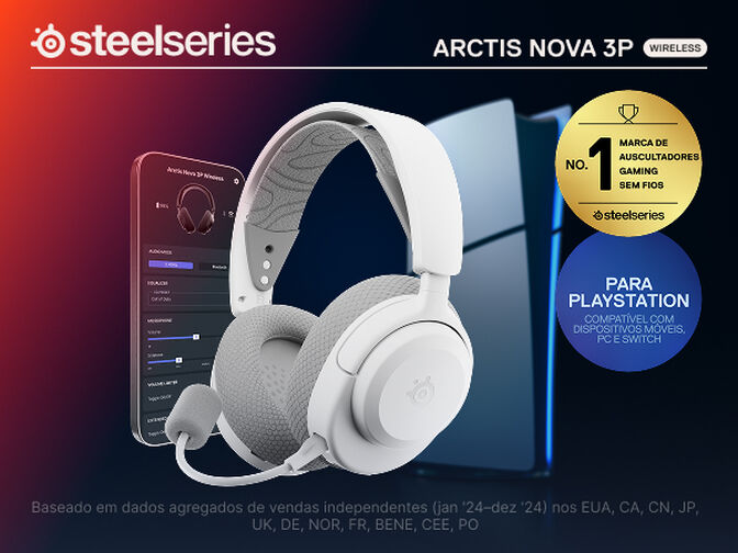 Steelseries Arctis Nova 3P Auriculares Inal&aacute;mbrico Diadema M&uacute;sica/uso diario Bluetooth Blanco image number 11