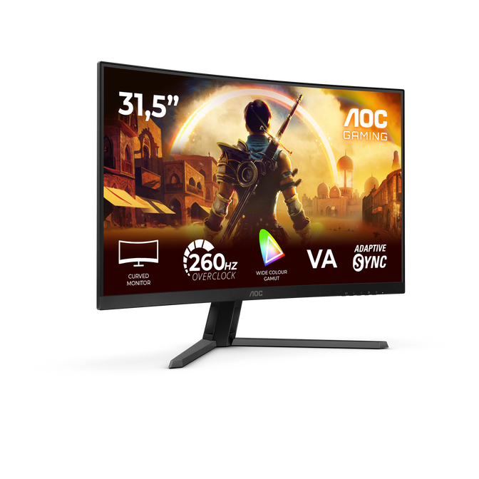 Monitor Curvo AOC Gaming 31.5" C32G42ZE VA FHD 260Hz HDR10 Curved image number 7