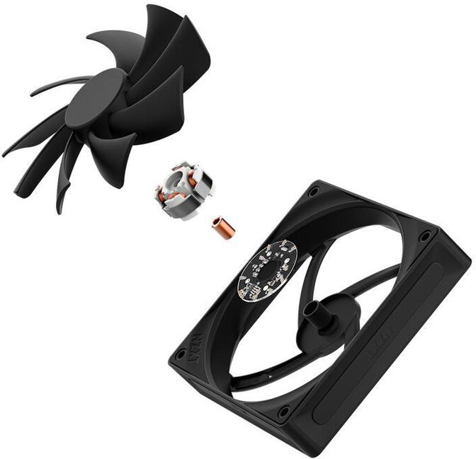 Ventilador NZXT F120Q QUIET AIRFLOW V2 120mm - Single Pack Negras image number 5
