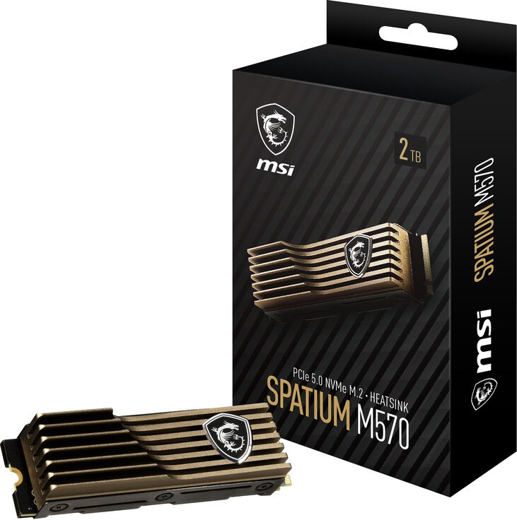 SSD MSI SPATIUM M570 Pro 2TB Gen5 M.2 NVMe (10000/10000MB/s) image number 7