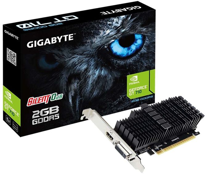 Tarjeta Gr&aacute;fica Gigabyte GeForce&reg; GT 710 LP 2G image number 0