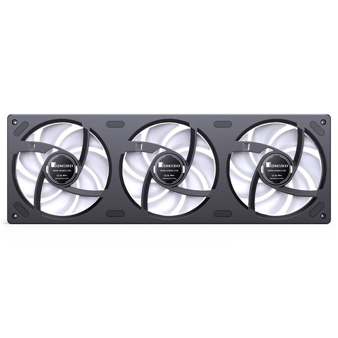Ventilador Jonsbo ZB-360 RGB de Marco &Uacute;nico de Flujo Invertido Negros &ndash; Triple Ventilador 120mm (360mm) image number 7