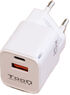 Cargador Tooq USB-C/PD 20W + USB-A/QC 20W image number null