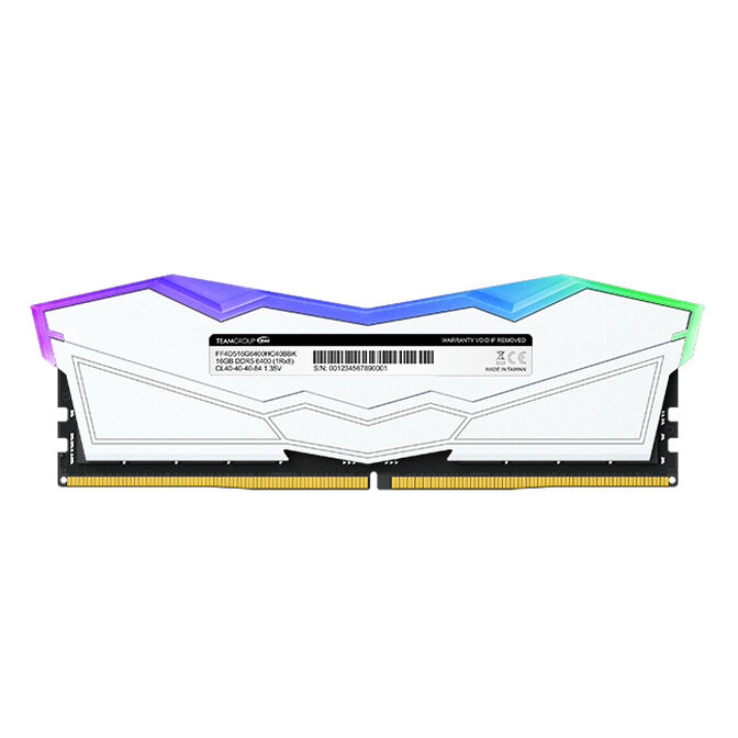 Team Group Kit 64GB (2 x 32GB) DDR5 6000MHz Delta RGB Blanco CL38 image number 3