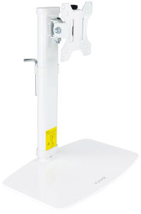 Soporte de Mesa Tooq Inclinable y Altura Ajustable de 17" a 27" Máx. 6 kg para Brazo Blanco Soporte de Mesa Tooq Inclinable y Altura Ajustable de 17" a 27" Máx. 6 kg para Brazo Blanco