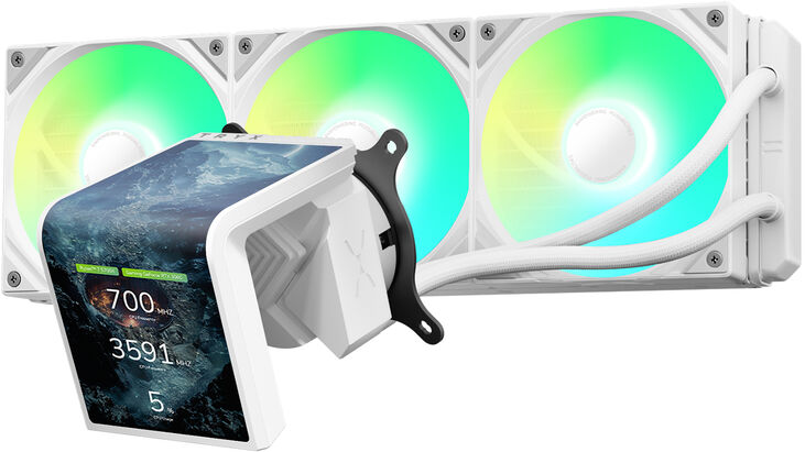Water Cooler CPU TRYX Panorama SE 360 ARGB Blanco image number 2