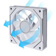 Ventilador Lian Li UNI FAN SL120 Infinity RGB Reverse Blade PWM Blanco 120mm (Pack 3) image number null
