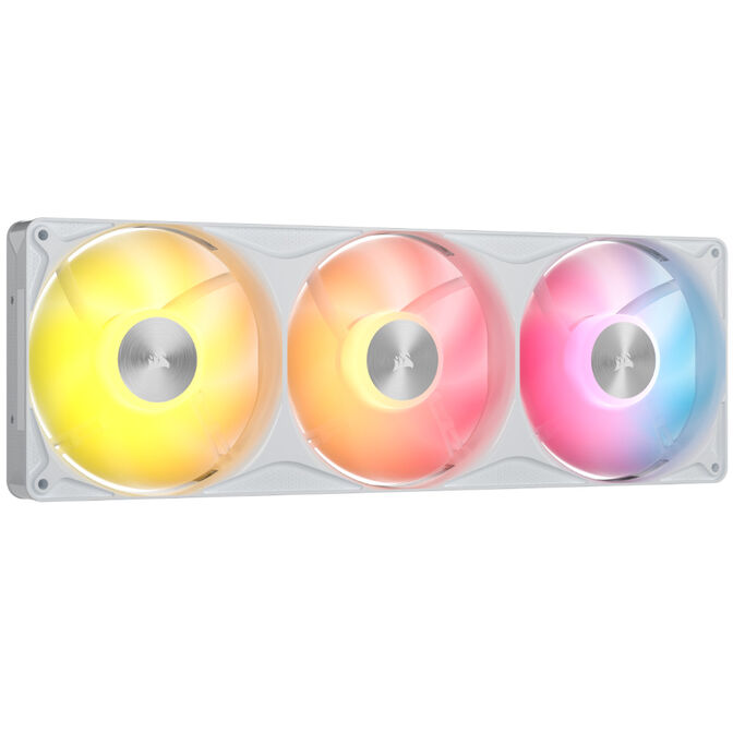 Ventilador Corsair iCUE Link RS360 II Unified Frame Blancas ARGB PWM Triplo Ventilador 120mm (360mm) image number 0