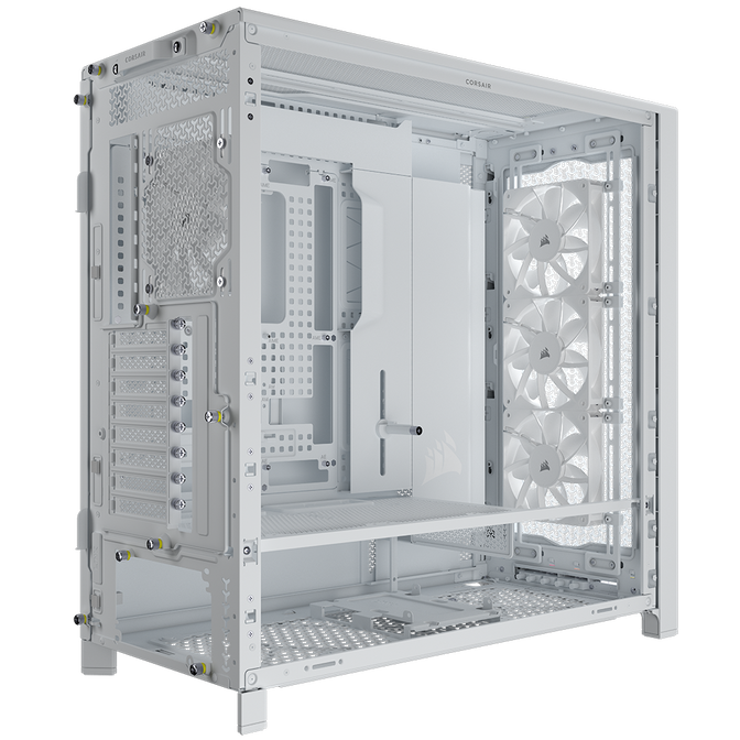 Torre E-ATX Corsair Frame 5000D RS Airflow Blanco Cristal Templado image number 1