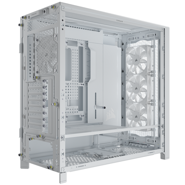 Torre E-ATX Corsair Frame 5000D RS Airflow Blanco Cristal Templado image number 1