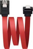 Cable SATA III Angular NanoCable 50 CM Rojo c/trave image number null