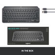 Teclado Logitech MX Keys Mini Bluetooth Grafito (US) image number null