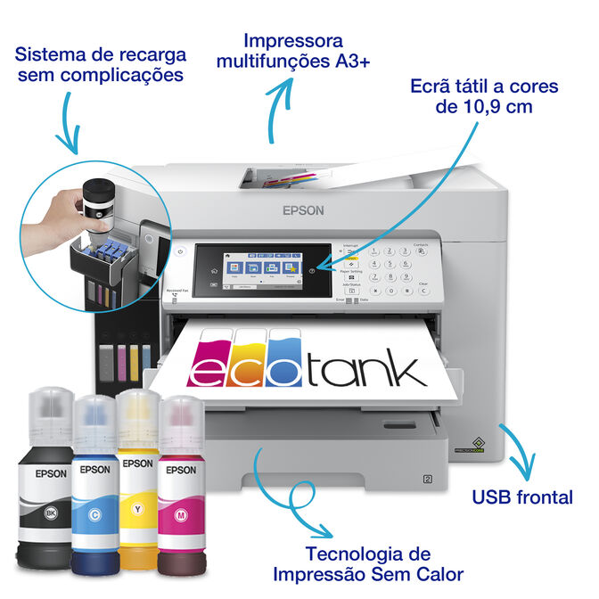 Impresora Multifunci&oacute;n de Inyecci&oacute;n de Tinta Epson EcoTank Pro ET-16685 Todo-en-Uno WiFi image number 23