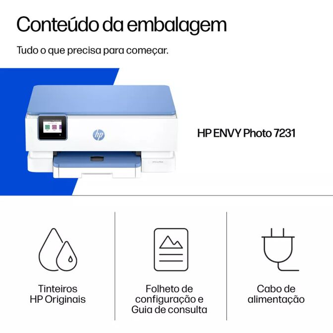 Impresora Multifunci&oacute;n de Inyecci&oacute;n de Tinta HP Envy Photo 7231 Todo-en-Uno image number 3