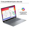 HP Envy x360 2-in-1 Laptop 14-fc0009np Intel Core Ultra 7 155U H&iacute;brido (2-en-1) 35,6 cm (14") Pantalla t&aacute;ctil 2K 16 GB LPDDR5-SDRAM Wi-Fi 7 (802.11be) Windows 11 Home AI PC Plata image number null