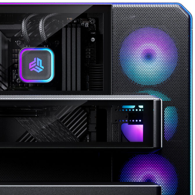 Caja ATX Phanteks EX5 PLUS DRGB Negra (Incluye AIO 360mm) image number 12