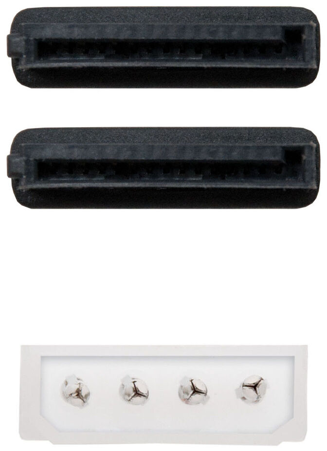 Cable de Alimentaci&oacute;n SATA NanoCable - 5.25" (Molex 4Pinos) M - 2x SATA F 30 CM image number 1