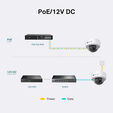 C&aacute;mara de Vigilancia TP-Link VIGI C240 4mm 4MP Full-Color Exterior PoE Dome QHD 1440p IP67 image number null
