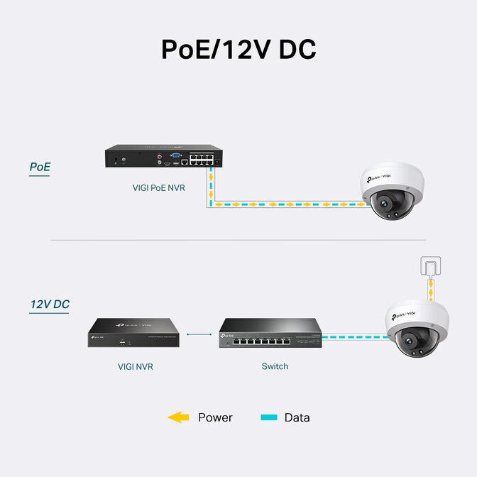 C&aacute;mara de Vigilancia TP-Link VIGI C240 4mm 4MP Full-Color Exterior PoE Dome QHD 1440p IP67 image number 9