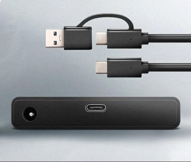 Adaptador AXAGON ADSA-FPX USB-C 3.2 Gen2 10G- SATA SSD/HDD FASTPortX - iclui cargador image number 1