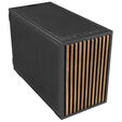 Caja Micro-ATX Lian Li x Dan Cases B4 Negra Madera image number null