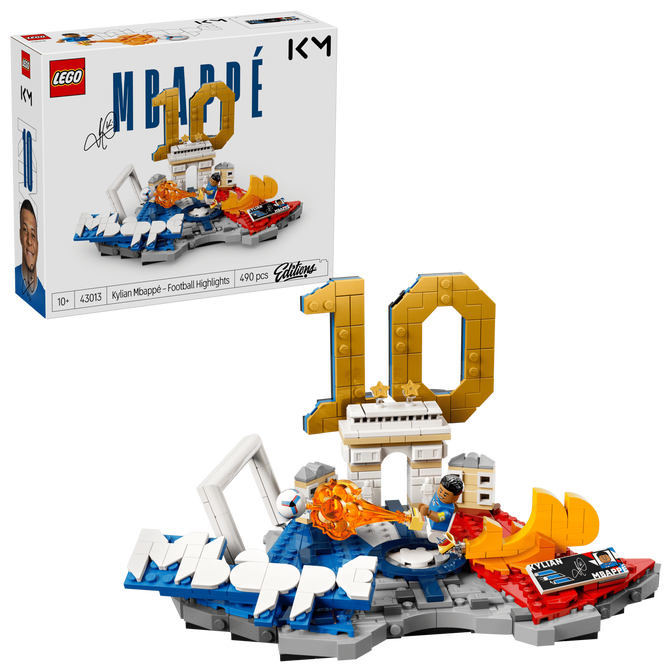 LEGO Editions: Kylian Mbapp&eacute;: Fen&oacute;menos del F&uacute;tbol, 490 Piezas (43013) image number 0