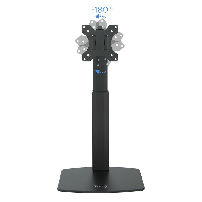 Soporte de Mesa Tabletop Tooq Tilt e Altura Ajustable 17" a 32" Max. 7kg Negro image number 7
